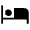 Hotel Fill Icon from Outlined Fill - Material Symbols Set