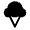 Icecream Fill Icon from Rounded Fill - Material Symbols Set