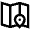 Map Navigation Icon from Atlas Line Set