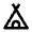 Travel Camping Icon from Nova Line Set