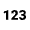 123 Icon from Outlined Line - Material Pro Set