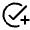 Add Task Icon from Rounded Line - Material Symbols Set