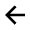 Arrow Back Icon from Sharp Line - Material Pro Set