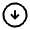 Arrow Circle Down Icon from Outlined Line - Material Symbols Set