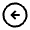 Arrow Circle Left Icon from Outlined Line - Material Symbols Set