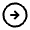 Arrow Circle Right Icon from Outlined Line - Material Symbols Set