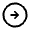 Arrow Circle Right Icon from Rounded Line - Material Symbols Set