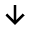 Arrow Downward Icon from Sharp Line - Material Pro Set