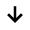 Arrow Downward Alt Icon from Sharp Line - Material Pro Set
