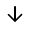Arrow Downward Alt Fill Icon from Sharp Fill - Material Symbols Set
