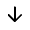 Arrow Downward Alt Icon from Rounded Line - Material Symbols Set