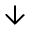 Arrow Downward Icon from Rounded Line - Material Symbols Set