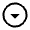 Arrow Drop Down Circle Icon from Outlined Line - Material Symbols Set