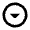 Arrow Drop Down Circle Icon from Outlined Line - Material Pro Set