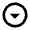 Arrow Drop Down Circle Icon from Sharp Line - Material Pro Set