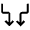 Arrow Or Edge Fill Icon from Outlined Fill - Material Symbols Set
