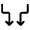 Arrow Or Edge Icon from Rounded Line - Material Symbols Set