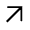 Arrow Outward Fill Icon from Outlined Fill - Material Symbols Set