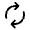 Autorenew Icon from Rounded Line - Material Symbols Set