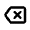 Backspace Icon from Rounded Line - Material Pro Set