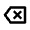 Backspace Icon from Outlined Line - Material Pro Set