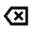 Backspace Icon from Sharp Line - Material Pro Set