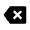 Backspace Fill Icon from Outlined Fill - Material Pro Set
