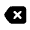Backspace Fill Icon from Rounded Fill - Material Pro Set