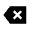 Backspace Fill Icon from Sharp Fill - Material Pro Set