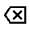 Backspace Icon from Sharp Line - Material Symbols Set