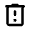 Bin Alert Icon from Rounded Line - Material Pro Set