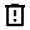 Bin Alert Icon from Outlined Line - Material Pro Set