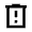 Bin Alert Icon from Sharp Line - Material Pro Set