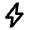 Bolt Icon from Outlined Line - Material Pro Free Set