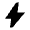 Bolt Fill Icon from Outlined Fill - Material Symbols Set