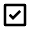 Check Box Icon from Outlined Line - Material Pro Free Set