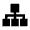 Hierarchy 1 Fill Icon from Sharp Fill - Material Pro Free Set