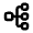 Hierarchy 2 Icon from Rounded Line - Material Pro Free Set