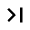 Last Page Icon from Outlined Line - Material Pro Free Set