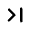 Last Page Fill Icon from Rounded Fill - Material Pro Free Set