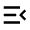 Menu Open Icon from Outlined Line - Material Pro Free Set