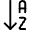 Arrange Letter Icon from Ultimate Regular - Free Set