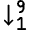 Arrange Number Descending Icon from Ultimate Regular - Free Set