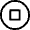 Button Stop Icon from Ultimate Regular - Free Set