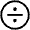 Division Math Symbol Circle Icon from Ultimate Regular - Free Set