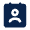Contacts 2 Fill Icon from Mingcute Fill Set