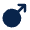 Male Fill Icon from Mingcute Fill Set