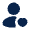 User Heart Fill Icon from Mingcute Fill Set
