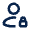 User Lock Line Icon from Mingcute Line Set
