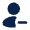 User Remove 2 Fill Icon from Mingcute Fill Set